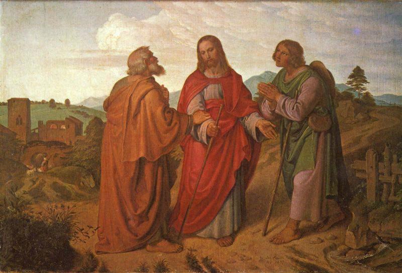 Joseph von Fuhrich The walk to Emmaus oil painting image